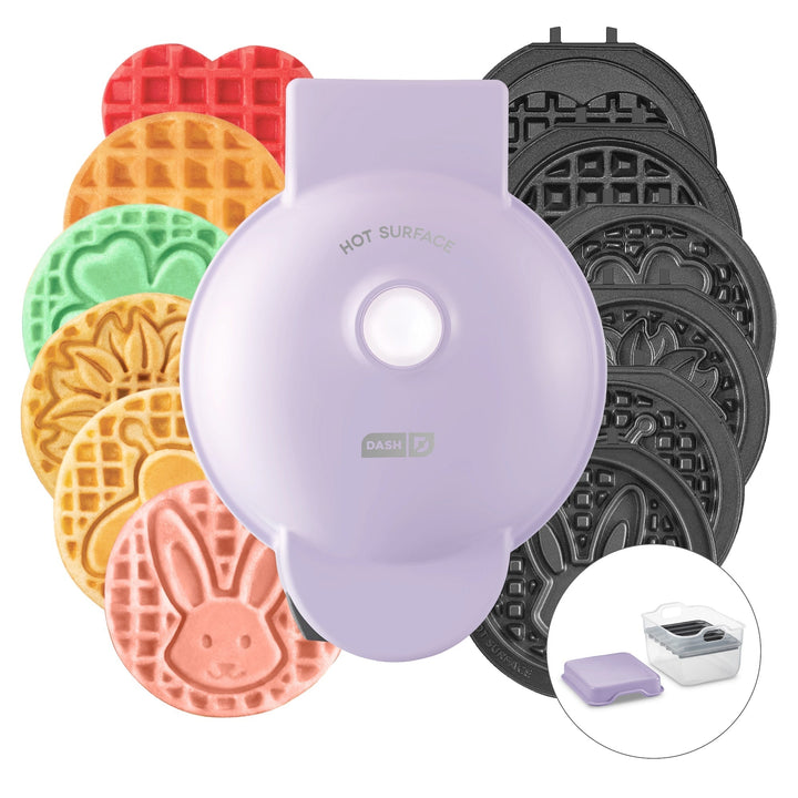 MultiMaker Mini System with Removable Plates: Waffle & Griddle W9