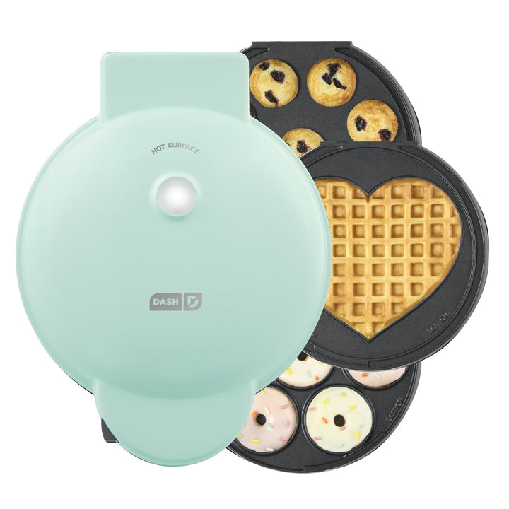 MultiMaker Treat Maker System: Mini Donut, Mini Cupcake, Heart Waffle I0